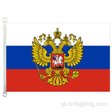 Eagle_Russian_Federation flag 90*150 cm 100% poliester